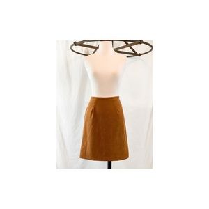 Vintage Faux Suede Mini Skirt by Clio